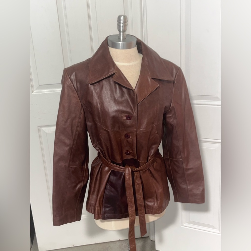 Genuine Leather Oxblood Jacket 
Classic Style